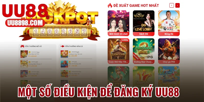 Một số điều kiện để đăng ký tài khoản