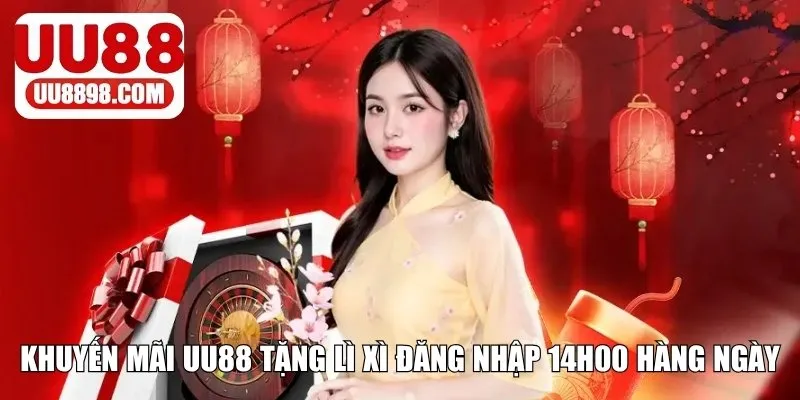 Tặng lì xì đăng nhập 14h00 hàng ngày